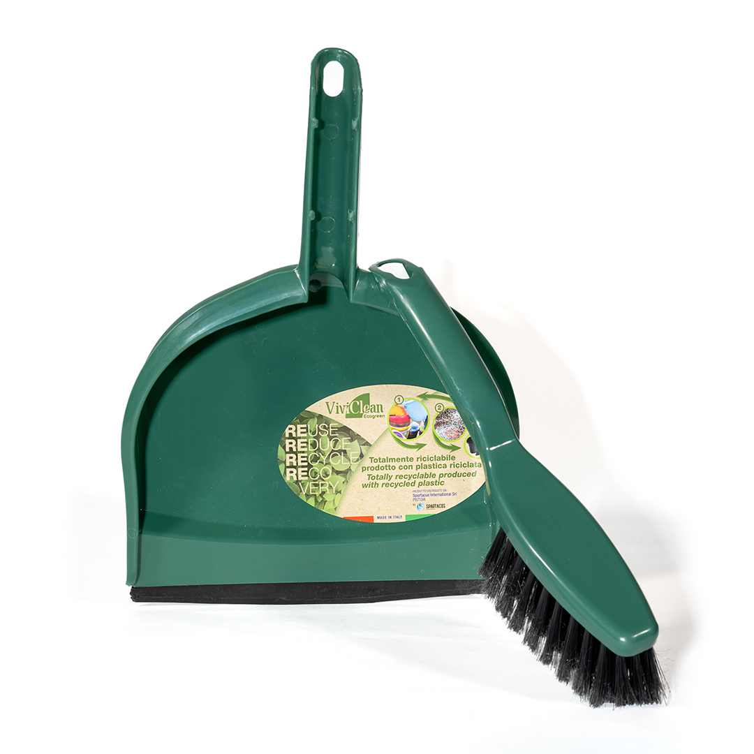 DUST PAN SET VIVICLEAN ECOGREEN