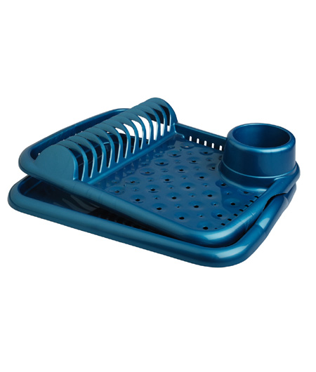DISH DRAINER WITH TRAY