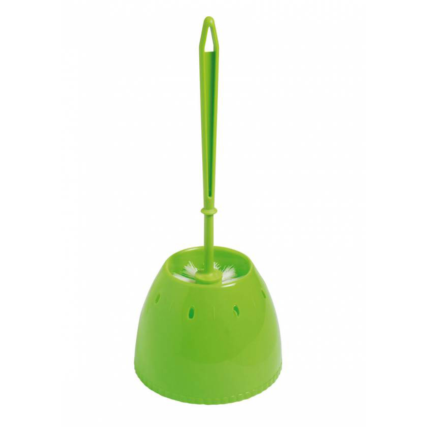 Wc brush with holder
