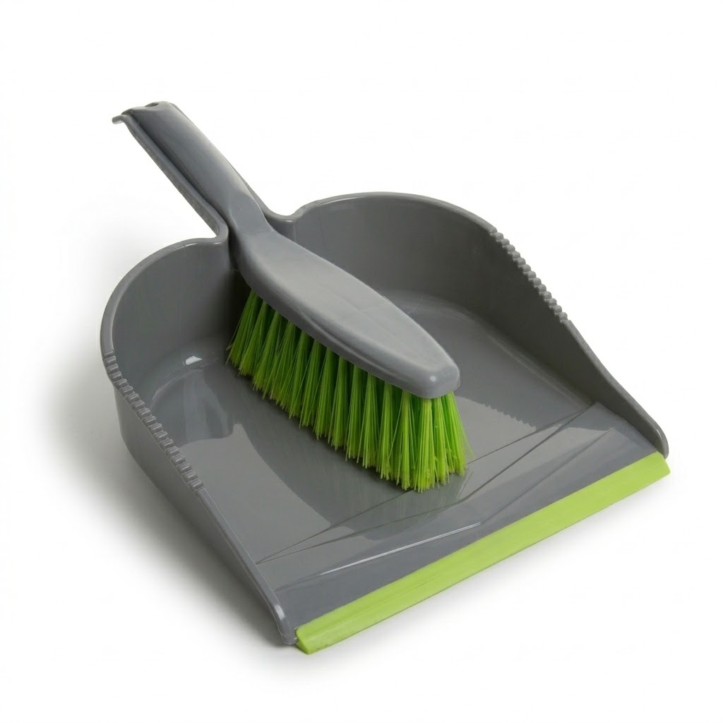 Dust pan and brush 