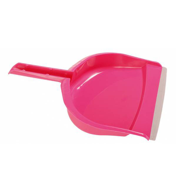 Dust pan "TRANDY" with rubber P/LN-G - Dustpan